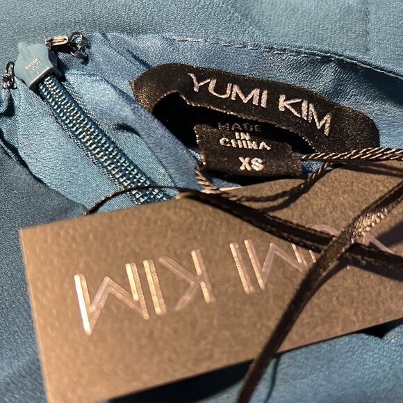 YUMI KIM Keyhole Halter Starlet Backless High Slit Maxi Cocktail Gown NWT - Picture 9 of 11